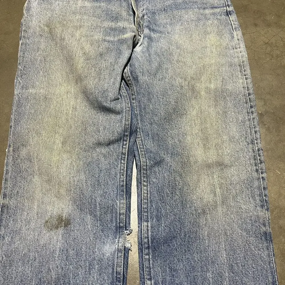 Vintage 80s Levi's 505xx Blue Regular Fit Jeans 30x32